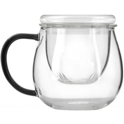 Vialli Design Hrnek skleněný s infuzérem BOLLA, 400 ml_9736 Vialli Design Hrnek skleněný s infuzérem BOLLA, 400 ml_9736