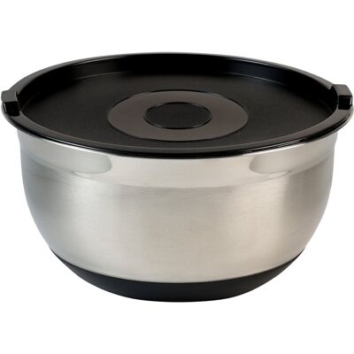KESPER Mísa nerezová s plastovým víkem průměr 26 cm KESPER Mísa nerezová s plastovým víkem průměr 26 cm