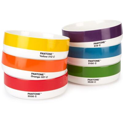 Pantone Polévková miska - mix barev - sada 6 ks Pantone Polévková miska - mix barev - sada 6 ks