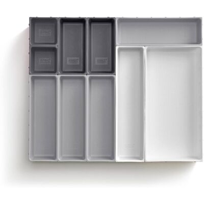 Joseph Joseph Variabilní organizér do zásuvky Blox 10 8500018, Stone Joseph Joseph Variabilní organizér do zásuvky Blox 10 8500018, Stone