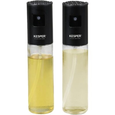 KESPER Rozprašovač na olej a ocet 2 ks skleněný 4,5 × 18 cm KESPER Rozprašovač na olej a ocet 2 ks skleněný 4,5 × 18 cm