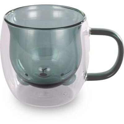 Lamart Vaso LT9127 Set 2 bear 250 ml, 2 ks,zelený Lamart Vaso LT9127 Set 2 bear 250 ml, 2 ks,zelený