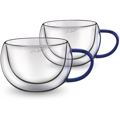 Lamart termosklenice LT9113 VASO Set Cappuccino 270 ml 2 ks modrý Lamart termosklenice LT9113 VASO Set Cappuccino 270 ml 2 ks modrý