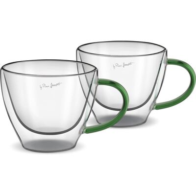 Lamart termosklenice LT9115 VASO Set Cappuccino 190 ml 2 ks zelený Lamart termosklenice LT9115 VASO Set Cappuccino 190 ml 2 ks zelený