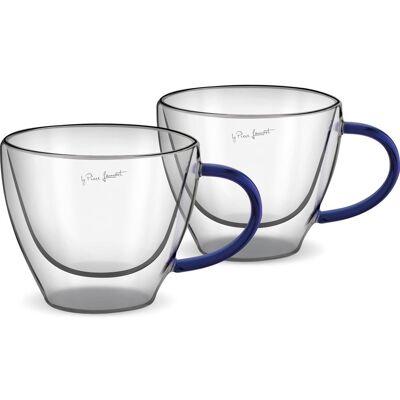 Lamart termosklenice LT9116 VASO Set Cappuccino 190 ml 2 ks modrý Lamart termosklenice LT9116 VASO Set Cappuccino 190 ml 2 ks modrý