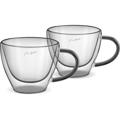 Lamart termosklenice LT9117 VASO Set Cappuccino 190 ml 2 ks černý Lamart termosklenice LT9117 VASO Set Cappuccino 190 ml 2 ks černý
