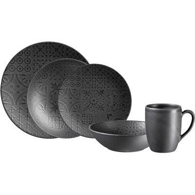 Mäser TRAD. TILES SCHWARZ Jídelní sada 10 ks Mäser TRAD. TILES SCHWARZ Jídelní sada 10 ks
