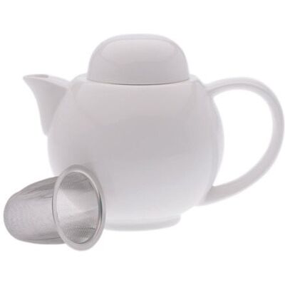 Maxwell & Williams Konvice na čaj 6 šálků se sítkem WHITE BASICS 1 l Maxwell & Williams Konvice na čaj 6 šálků se sítkem WHITE BASICS 1 l