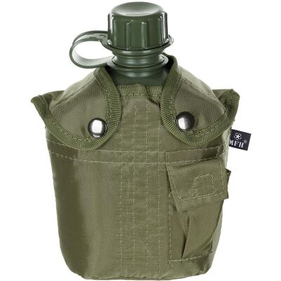 Max Fuchs AG Polní láhev MFH se zeleným obalem, 1000 ml Max Fuchs AG Polní láhev MFH se zeleným obalem, 1000 ml