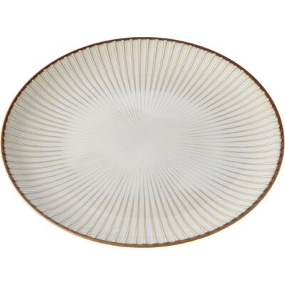 Made in Japan Jídelní talíř White Sendan 23,5 cm, bílý, keramika Made in Japan Jídelní talíř White Sendan 23,5 cm, bílý, keramika