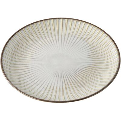 Made in Japan Předkrmový talíř White Sendan 20,5 cm, bílý, keramika Made in Japan Předkrmový talíř White Sendan 20,5 cm, bílý, keramika