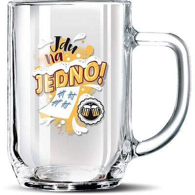 Nekupto Dárkový půllitr Jdu na jedno! Nekupto Dárkový půllitr Jdu na jedno!