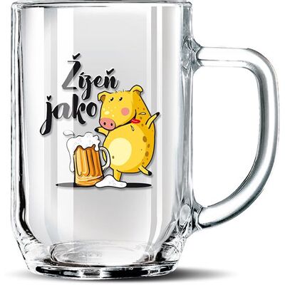Nekupto Dárkový půllitr Žízeň jako prase Nekupto Dárkový půllitr Žízeň jako prase