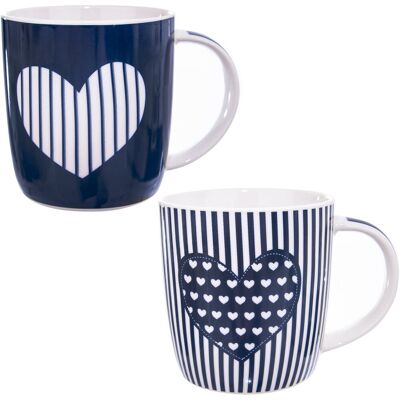Orion Hrnek porcelánový JUST LOVE 390ml 2ks Orion Hrnek porcelánový JUST LOVE 390ml 2ks