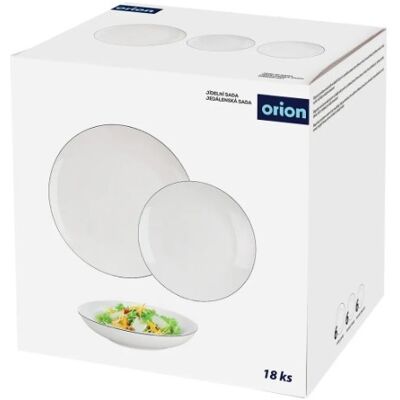Orion Sada jídelní Decora kulatá 18 ks porcelán Orion Sada jídelní Decora kulatá 18 ks porcelán