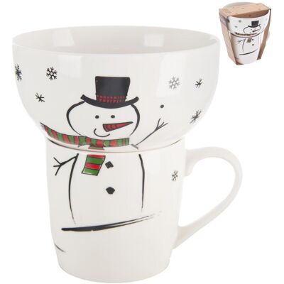 Orion - Bałwan 2-el - 2-piece - porcelain - Porcelánový šálek a miska sada Orion - Bałwan 2-el - 2-piece - porcelain - Porcelánový šálek a miska sada