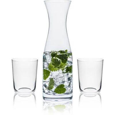 RONA Set na vodu HANDY karafa 1 l + sklenice 2 ks 340 ml RONA Set na vodu HANDY karafa 1 l + sklenice 2 ks 340 ml