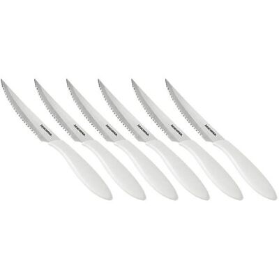 Tescoma Presto steakový nůž, 12 cm, 6 ks, bílá Tescoma Presto steakový nůž, 12 cm, 6 ks, bílá