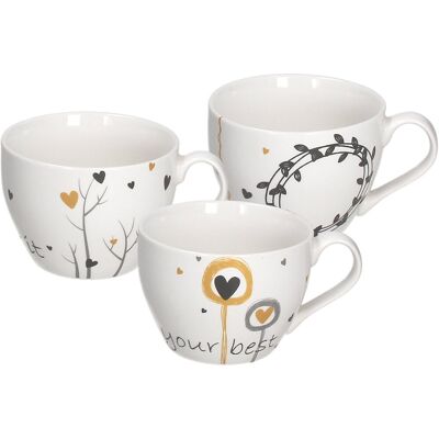Tognana Sada hrnků 400 ml 6 ks IRIS GOLDY Tognana Sada hrnků 400 ml 6 ks IRIS GOLDY
