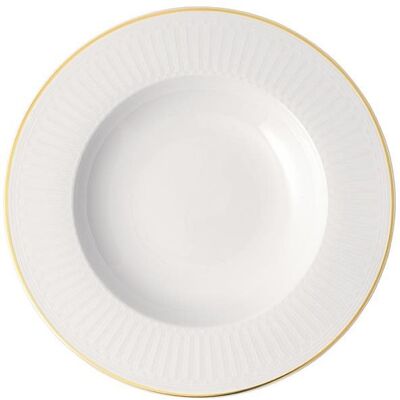 Villeroy & Boch Château Septfontaines Hluboký talíř bílý zlatý Villeroy & Boch Château Septfontaines Hluboký talíř bílý zlatý