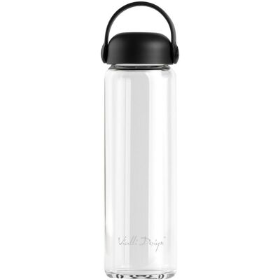 Vialli Design Láhev skleněná FUORI 0237, 540 ml, černá Vialli Design Láhev skleněná FUORI 0237, 540 ml, černá
