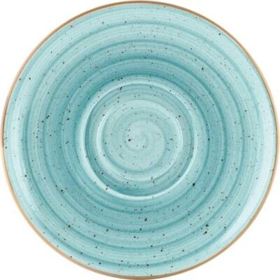 Bonna Podšálek stohovatelný Aura Aqua 19 cm, 12 ks Bonna Podšálek stohovatelný Aura Aqua 19 cm, 12 ks