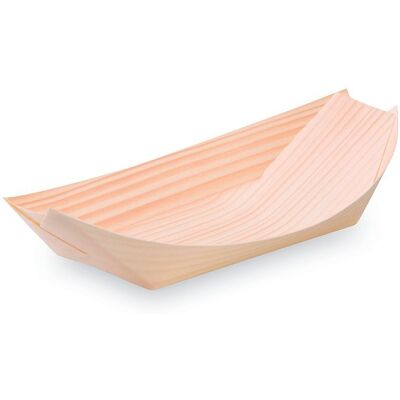 Wimex Dřevěná fingerfood miska lodička 16,5 × 8,5 cm - 100 ks Wimex Dřevěná fingerfood miska lodička 16,5 × 8,5 cm - 100 ks
