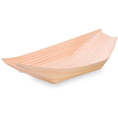 Wimex Dřevěná fingerfood miska lodička 21,5 × 11 cm - 100 ks Wimex Dřevěná fingerfood miska lodička 21,5 × 11 cm - 100 ks