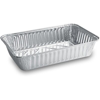 Wimex Hliníková mísa na těstoviny 800 ml, 200 × 137 × 50 mm, hranatá - 100 ks Wimex Hliníková mísa na těstoviny 800 ml, 200 × 137 × 50 mm, hranatá - 100 ks