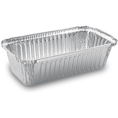 Wimex Hliníková miska 900 ml, 218 × 112 × 60 mm, hranatá - 100 ks Wimex Hliníková miska 900 ml, 218 × 112 × 60 mm, hranatá - 100 ks