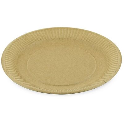 Wimex Papírový talíř průměr 23 cm, nepromastitelný, kraft - 100 ks Wimex Papírový talíř průměr 23 cm, nepromastitelný, kraft - 100 ks