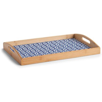ZELLER Servárovací podnos motiv Maroko, bambus 44 × 30 × 5,5 cm ZELLER Servárovací podnos motiv Maroko, bambus 44 × 30 × 5,5 cm