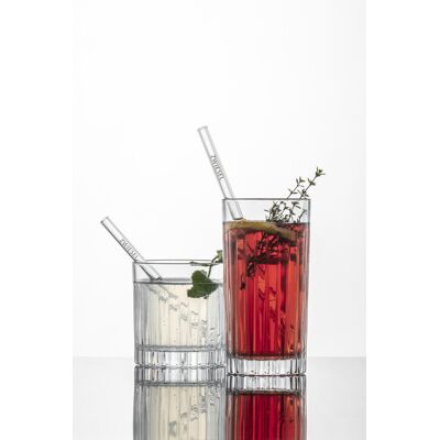 Zwiesel Glas Skleněné brčko 210 mm 4 + 1 kus s logem Zwiesel Zwiesel Glas Skleněné brčko 210 mm 4 + 1 kus s logem Zwiesel