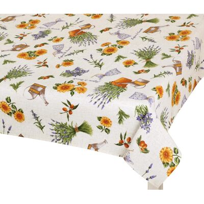 BELLATEX Ubrus EMA 561 120 × 140 cm, levandule s konvičkou BELLATEX Ubrus EMA 561 120 × 140 cm, levandule s konvičkou