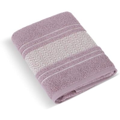 Bellatex Froté Mozaika - Ručník 123/013 - 50 × 100 cm - starorůžová Bellatex Froté Mozaika - Ručník 123/013 - 50 × 100 cm - starorůžová