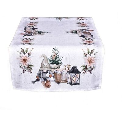 Forbyt Vánoční ubrus Skřítek s lucernou CYH6060C 40 × 140 cm Forbyt Vánoční ubrus Skřítek s lucernou CYH6060C 40 × 140 cm