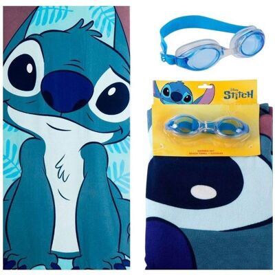 CERDÁ Disney Lilo & Stitch: Stitch - set osušky a plaveckých brýlí CERDÁ Disney Lilo & Stitch: Stitch - set osušky a plaveckých brýlí