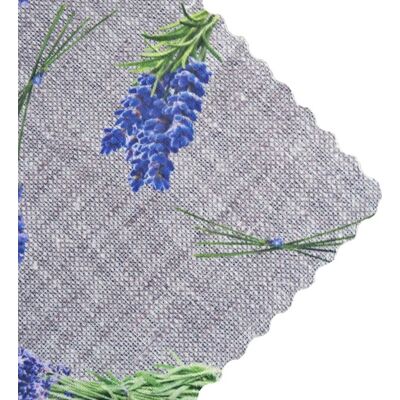 Ubrus Olzatex Teflonový ubrus tisk Levandule nápis 100 × 140 Ubrus Olzatex Teflonový ubrus tisk Levandule nápis 100 × 140