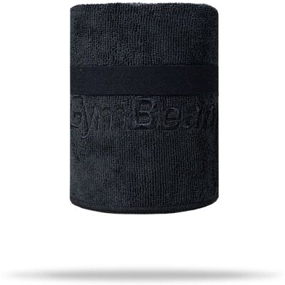 GymBeam Sportovní ručník z mikrovlákna Medium black GymBeam Sportovní ručník z mikrovlákna Medium black