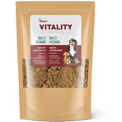 Akinu Vitality Multivitamín doplněk stravy pro psy 250 g Akinu Vitality Multivitamín doplněk stravy pro psy 250 g