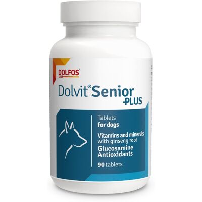 Dolfos Dolvit Senior Plus 90 tbl. - vitamíny pro stárnoucí psy Dolfos Dolvit Senior Plus 90 tbl. - vitamíny pro stárnoucí psy