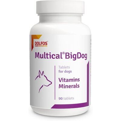Dolfos Multical BigDog 90 tbl. - vitamíny a minerály pro velká plemena psů Dolfos Multical BigDog 90 tbl. - vitamíny a minerály pro velká plemena psů