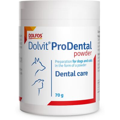 Dolfos Dolvit ProDental Powder 70 g - pro zdravé zuby a dásně Dolfos Dolvit ProDental Powder 70 g - pro zdravé zuby a dásně