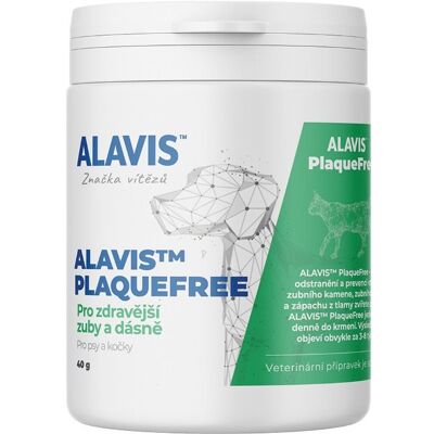 ALAVIS Přírodní odstraňovač plaku pro psy a kočky - 40g ALAVIS Přírodní odstraňovač plaku pro psy a kočky - 40g