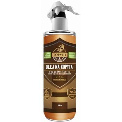 Topvet Olej na kopyta pro zdravé kopyto 250 ml Topvet Olej na kopyta pro zdravé kopyto 250 ml