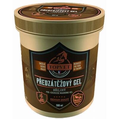 Topvet Předzátěžový gel hřejivý 500 ml Topvet Předzátěžový gel hřejivý 500 ml