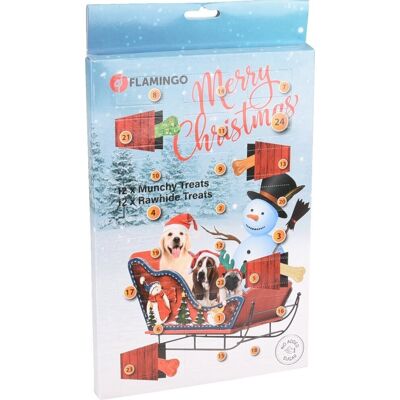 Flamingo Adventní kalendář Munchy/RAW pamlsky pro psy Flamingo Adventní kalendář Munchy/RAW pamlsky pro psy