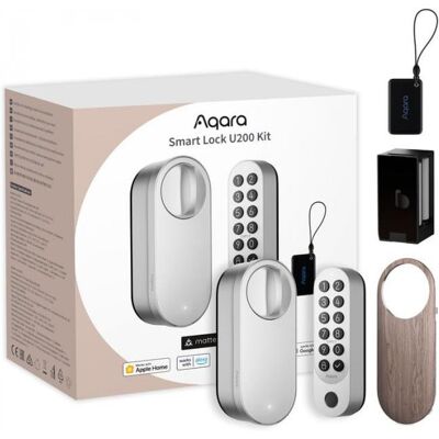 AQARA Smart Lock U200 Kit (EL-D02DS), stříbrný AQARA Smart Lock U200 Kit (EL-D02DS), stříbrný