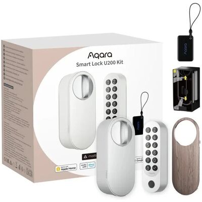 AQARA Smart Lock U200 Kit (Rev 2025), bílý AQARA Smart Lock U200 Kit (Rev 2025), bílý
