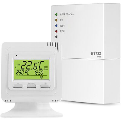 ELEKTROBOCK Bezdrátový termostat s WiFi modulem BT722 WiFi ELEKTROBOCK Bezdrátový termostat s WiFi modulem BT722 WiFi